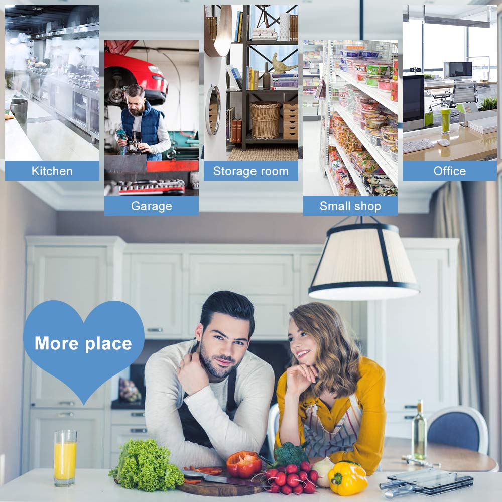 BestMassage 72"x48"x18" 6 Tire Wire Shelving Unit NSF Storage Shelves Large Heavy Duty Metal Shelf Organizer Height Adjustable Commercial Grade Steel BestMassage