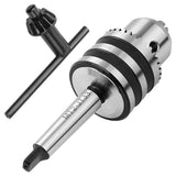 Acrux7 1/32"- 5/8" MT2 Drill Chuck for Lathe, JT33 Drill Chuck with Morse Taper 2 Arbor & Chuck Key Acrux7