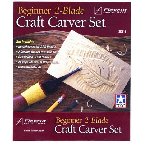 Flexcut Craft Carver 2-Blade Carving Set (SK111) WoodArtSupply