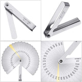 17 Pieces Guitar Luthier Tools Set Guitar Radius Gauge, String Action Ruler Gauge, Feeler Gauge, Guitar Notched Radius Gauges, Guitar Neck Notched Mudder