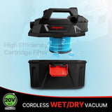 Shop-Vac 20V Cordless Wet/Dry Vacuum, 3-in-1 Portable Shop Vacuum Cleaner, Battery and Charger Included, Ideal for Jobsite, Garage, Car & Workshop Shop-Vac