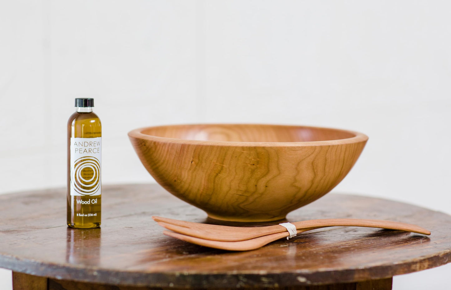 Andrew Pearce Premium Walnut Wood Oil Bowl Conditioner 8oz - Wooden Bowl and Cutting Board Oil - WoodArtSupply