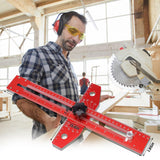 Woodworking Scriber Marking Line Ruler T Type Woodworking Ruler 13 inch Layout and Measuring Tools Precision Marking T-Ruler Positioning BOWEITI