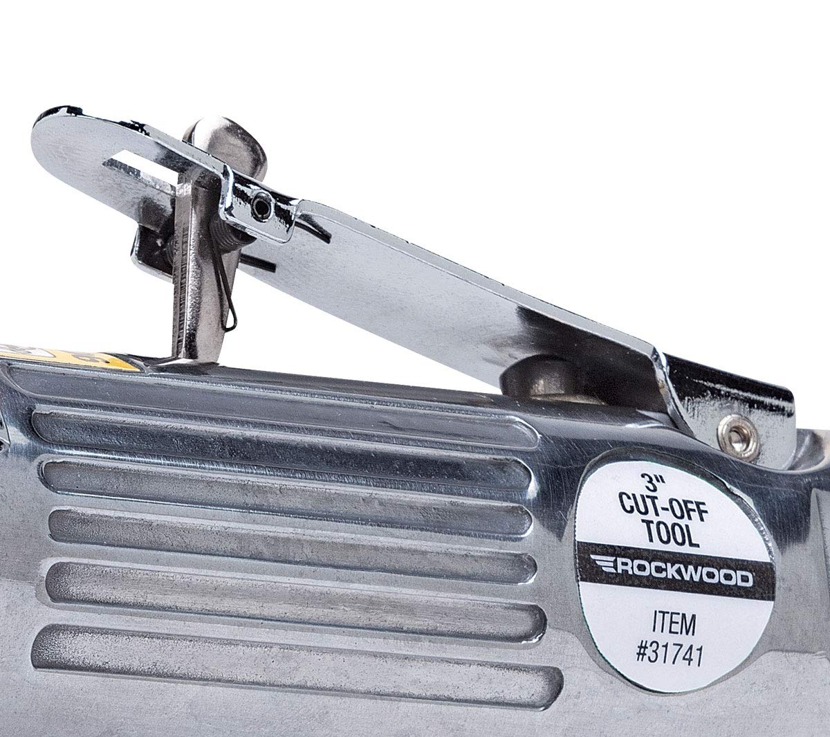 Eastwood Rockwood 3 in. Air Cut Off Tool Pneumatic With Wheel Grinder Sheet Metal Cutter Heavy Duty Reversible Air Utility Power Metal Cut Off Tool Eastwood