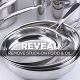 Weiman Stainless Steel Sink and Pots & Pans Cleaner and Polish - 2 Pack Weiman