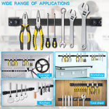 Magnetic Tool Holder Strip - Alloy Steel 5 Pack, Heavy Duty Tool Organizer Magnetic Strip, Tool Magnet Bar For Garage Tool Organization 12 In DGSL