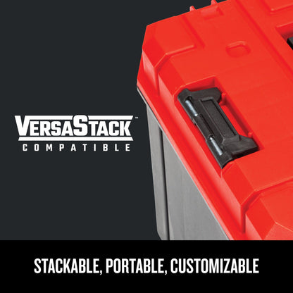 CRAFTSMAN VERSASTACK Deep Tool Box, Lockable, 17-in. (CMST17825) - WoodArtSupply