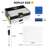 Magicfly Small White Boards, Dry Erase Board Pack of 26, Mini Whiteboards 9x12 Inches Double-Sided White Boards for Students Classroom Teachers Magicfly