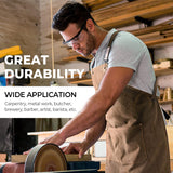 carrotez Chef Apron, Waterdrop Resistant Cotton Canvas Cross Back Adjustable Apron, M-XXL carrotez