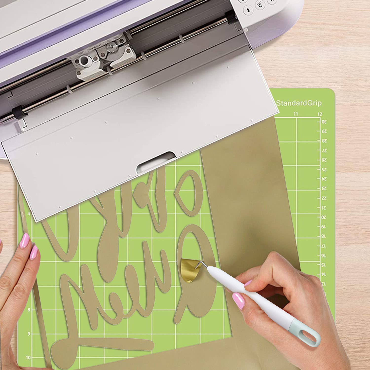 Craft Vinyl Weeding Tools Set,Precision Tool Kit for Crafting and DIYs, Scissor,Tweezers,Weeders,Scraper,Spatula,Scoring Stylus Pen for corey-z