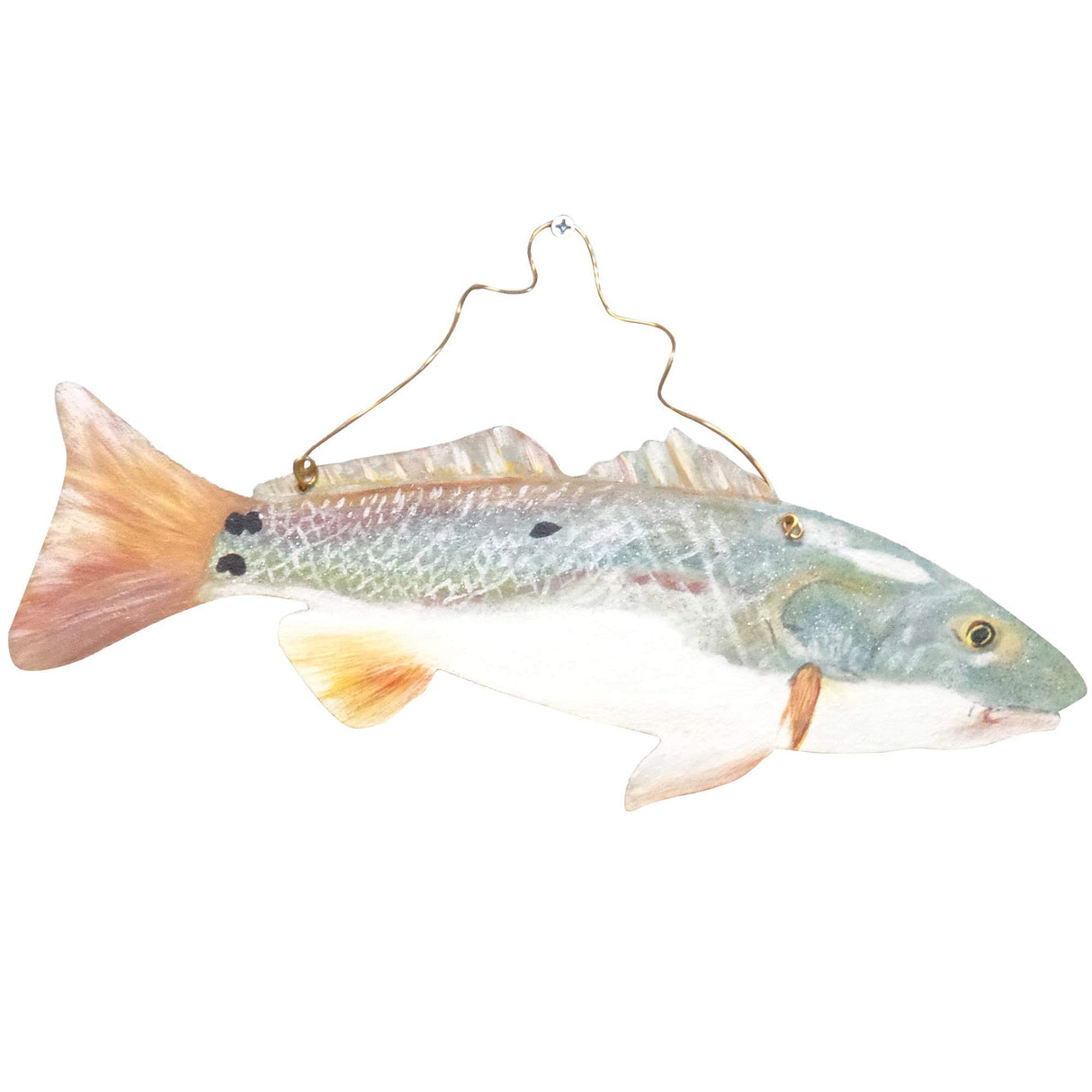 Red Fish Cutout Unfinished Wood Fisherman's Decor Lake House Summer Fishing MDF Shaped Canvas Style 1 Diverse Woodworking