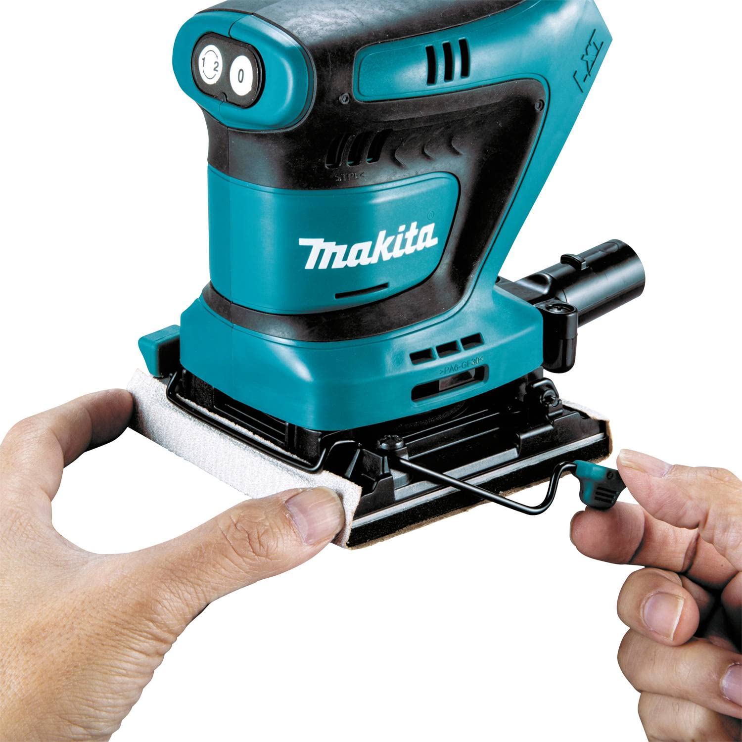 Makita XOB02Z 18V LXT® Lithium-Ion Cordless 1/4 Sheet Finishing Sander, Tool Only Makita