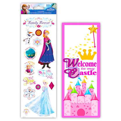 Classic Disney Frozen Art Set for Kids - Bundle with 40 Pc Frozen Art Kit with Coloring Utensils, Brushes, Art Pad, Stickers and More! (Frozen Arts - WoodArtSupply