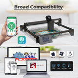 Official LONGER RAY5 Laser Engraver, 20W Laser Engraving Machine with 3.5 inch Touch Screen, 120W DIY Laser Cutter for Custom Design, Laser Engraver Longer