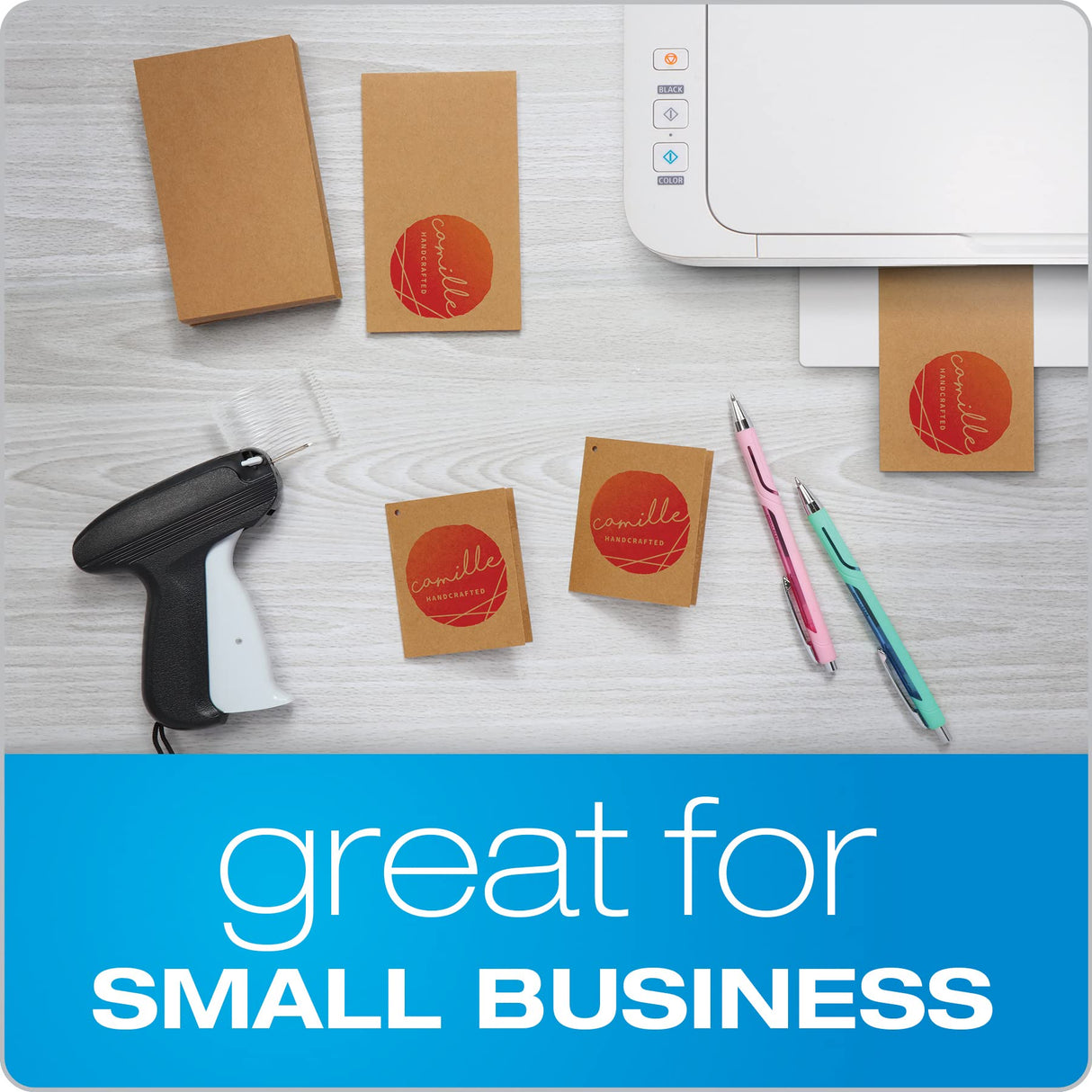 Oxford Kraft Index Cards, 100 Pack, 3x5" Index Cards, Thick, Premium Paper for Gifts, Crafts, Parties, Flash Cards, Brown, Blank on Both Sides Oxford