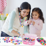 BIRANCO. Pop Beads, Jewelry Making Kit - Arts and Crafts for Girls 3-7 Years Old, Snap Beads Toys - Necklace, Bracelet, Ring Creative DIY Set - 520 BIRANCO.