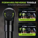 WORKPRO 12V 40 Ft-lbs Power Ratchet Wrench Kit with 10-Piece Socket Accessory Set, 1-Hour Fast Charger, 2.0Ah Lithium-Ion Batteries WORKPRO