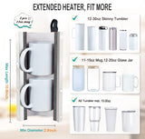 AKEYDIY Tumbler Heat Press 30oz 20oz 16oz Sublimation Tumblers Press Straight Skinny Tumbler Cup Press Glass Jar Cans,Tumbler Mug Heat Press Machine AKEYDIY