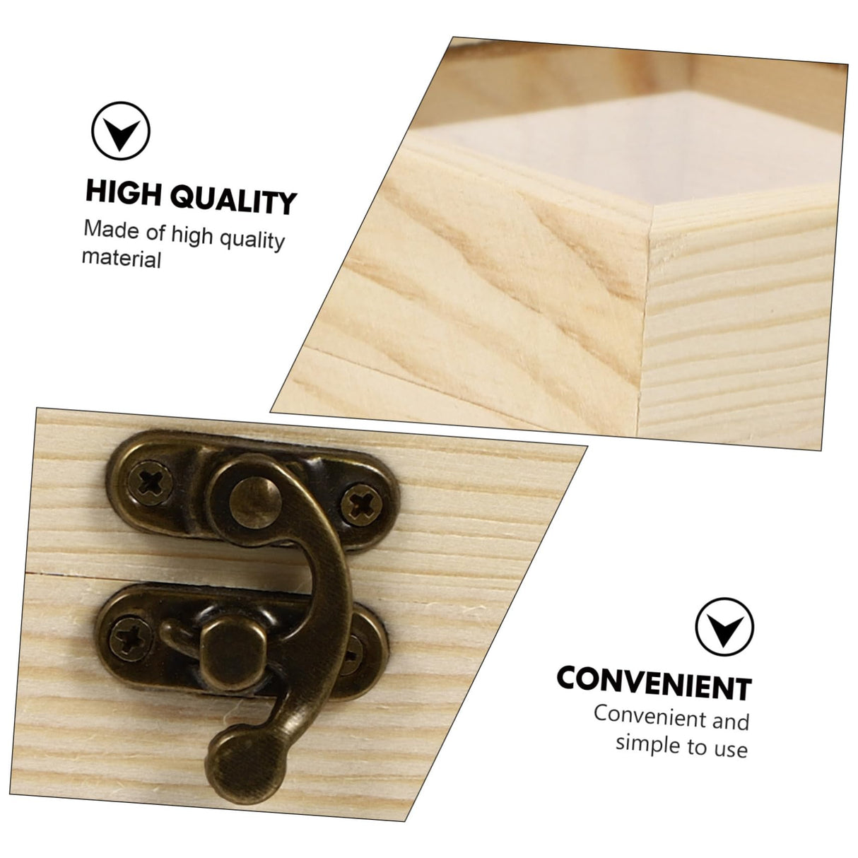 NOLITOY 4 Pcs Wooden Box with Glass Lid Candy Glass Jewelry Keepsake Unfinished Wooden Chest Jewelry Container Necklace Case Glass Container Flowers NOLITOY