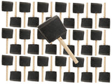 Pro Grade - Foam Brushes - 3 Inch - 36 Piece Poly Foam Brush Set Pro Grade