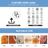 Custom Branding Iron by KAINSY – Personalised Metal Stamp for Wood, Leather, and More KAINSY