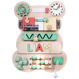 Nabytok - Customized Name Puzzle for Toddlers, Educational Games Board, Baby Personalized Board for 1-5 Years Old, Birthday Gift, Christmas Gift, WoodArtSupply