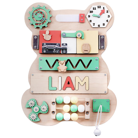Nabytok - Customized Name Puzzle for Toddlers, Educational Games Board, Baby Personalized Board for 1-5 Years Old, Birthday Gift, Christmas Gift, WoodArtSupply