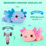 Crochet Kit for Beginner, Crochet Starter Kit w Step-by-Step Video Tutorials, Crochet Kit for Beginners, Beginner Crochet Kit for Adults Kids Women Crochetta