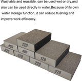 8 PCS Sanding Sponge,120 220 320 400 Coarse Medium Fine Grit Sanding Block, Sander Sponges for Drywall Metal, Sandpaper Sponge Sanding Blocks for SACKORANGE