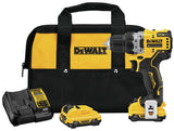 DEWALT XTREME 12V MAX* Cordless Drill / Driver Kit, 3/8-Inch (DCD701F2) DEWALT