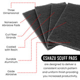 Eshazu Premium General Purpose Scuff Pads 6" x 9", Box of 10 - Scuffing, Scouring, Sanding, Paint Primer Prep Adhesion Scratch - Surface Preparation Ez Eshazu