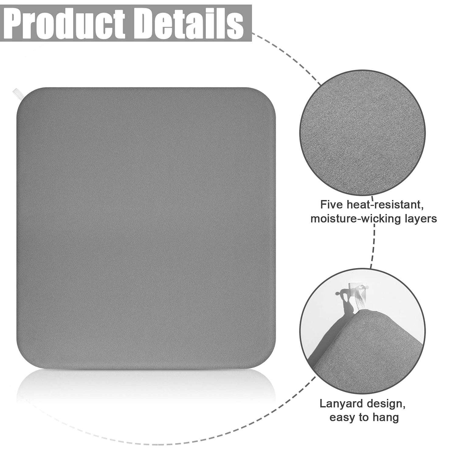 3 Pcs Heat Press Mats Compatible with Easypress 2 / Easypress Easy Press Mat Protective Resistant Mat Double Sides Applicable Ironing Insulation Mat Tatuo