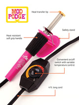 Mod Podge 3-Piece Photo, Lightweight Easy-to-Use Transfer Tool with Variable Temperature Control and Pen-Like Grip, Perfect for DIY Arts and Craft Mod Podge