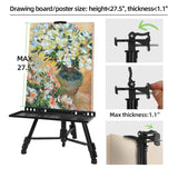 NewZeal Artist Easel Stand Painting Stand Art Easel, 20"to 61" Art Easel for Painting Canvase & Displaying, Aluminum Adjustable Height Display Tripod Newzealkids