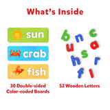 Skillmatics Preschool Learning Activity - Ready to Spell, Stage-Based Learning to Improve Vocabulary & Spelling, Educational Toy, Gifts for Boys & Skillmatics