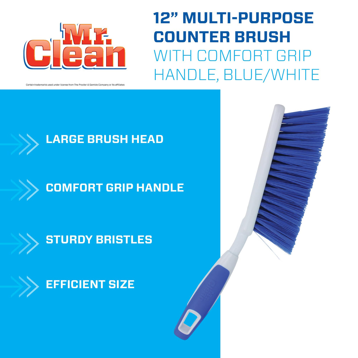 Mr. Clean Counter Brush, Blue Mr. Clean