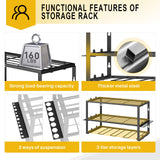 Spacecare Power Tool Organizer- Cordless Power Drill Tool Holder- Heavy Duty Tool Shelf & 1 Pack 3 Layers Tool Rack - Floating Tool Shelf Wall SPACECARE