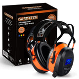 Gardtech Hearing Protection with Bluetooth, FM Radio Earmuffs, NRR 29dB Hearing Protection Headphones Noise Cancelling Headphones with MP3 for Mowing Gardtech