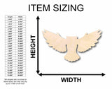 Unfinished Wood Flying Owl Silhouette - Craft- up to 24" DIY 3" / 1/4" 24 Hour Crafts