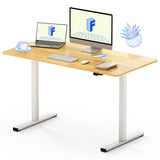 FLEXISPOT Standing Desk 48 x 24 Inches Whole-Piece Desktop Height Adjustable Desk Electric Sit Stand Up Desk Home Office Desks Computer FLEXISPOT