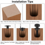 Heavy Duty Furniture Levelers 3/8''-16 Thread w/ T-Nut Kit Furniture Leveling Feet Adjustable Furniture Levelers for Sanchamy