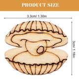 Toyvian 100pcs Handmade Painting Cutouts Marine Animal Cutouts Wood Animals Cutouts Unfinished Animal Cutout Ocean Animal Cutouts Sea Animals Cutouts Toyvian