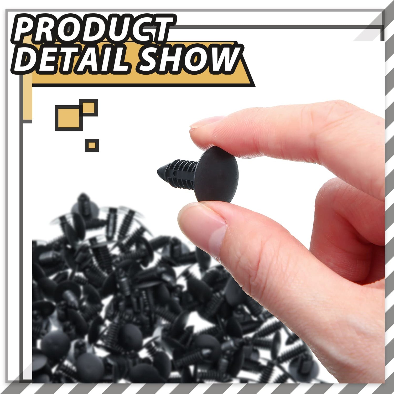 150 Pcs 7.5-8 mm Honeycomb Pins Honeycomb Laser Bed Hold Down Pins Engraver Accessories Honeycomb Fixing Needle for Grid Working Table Laser Cutter Tatuo