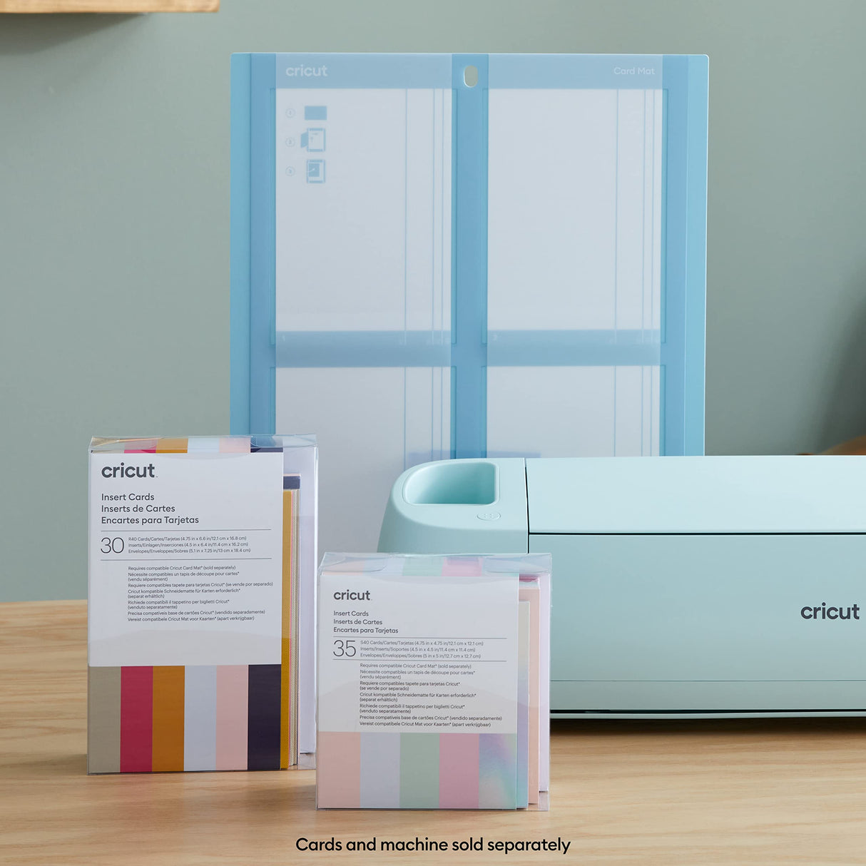 Cricut Card Mat 2x2, Reusable, Non-Slip Craft Mat, Create Four Cards Simultaneously, Perfect for Bulk Card Making, Compatible with Cricut Maker & Cricut