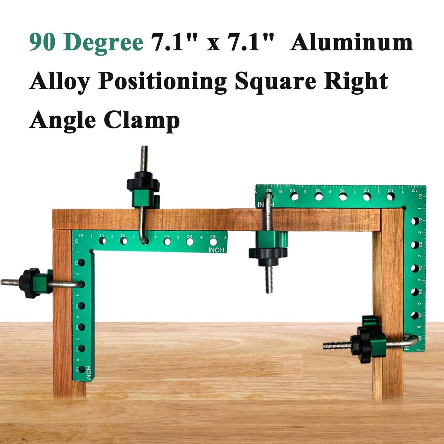 90 Degree Positioning Squares，4Pcs 7.1 inch Right Angle Clamp， L-Type Aluminium Alloy Corner Clamp Woodworking Carpenter Clamping Tool for Picture
