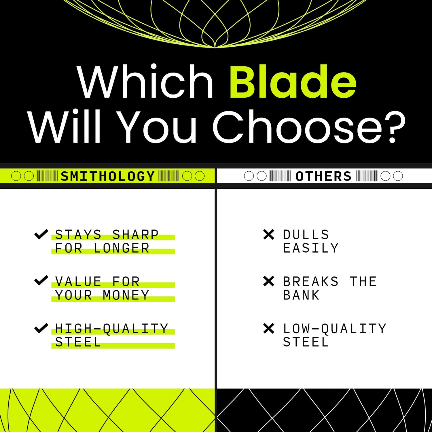 Smithology 12-Inch Planer Blades - for Delta Planer 22-540, 22-547, TP300, Double Edged Planer Knives, Made of High-Carbon Steel, Set of 2 Wood Smithology