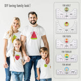 FINFINLIFE T-Shirt Ruler x 5, Shirt Measurement Tool for Heat Press, Shirt Ruler for Vinyl Alignment, Measuring Tape, Pear Pins, Tshirt Alignment FINFINLIFE