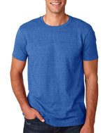 Gildan Adult Softstyle Cotton T-Shirt, Style G64000, Multipack, Heather Royal (2-Pack), 3X-Large Gildan