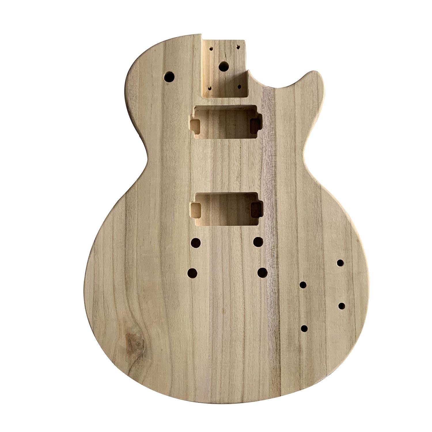 JINGFENG Unfinished Electric Guitar Body Maple Wood Blank Guitar Barrel for PB Style Bass Guitars DIY Parts - WoodArtSupply