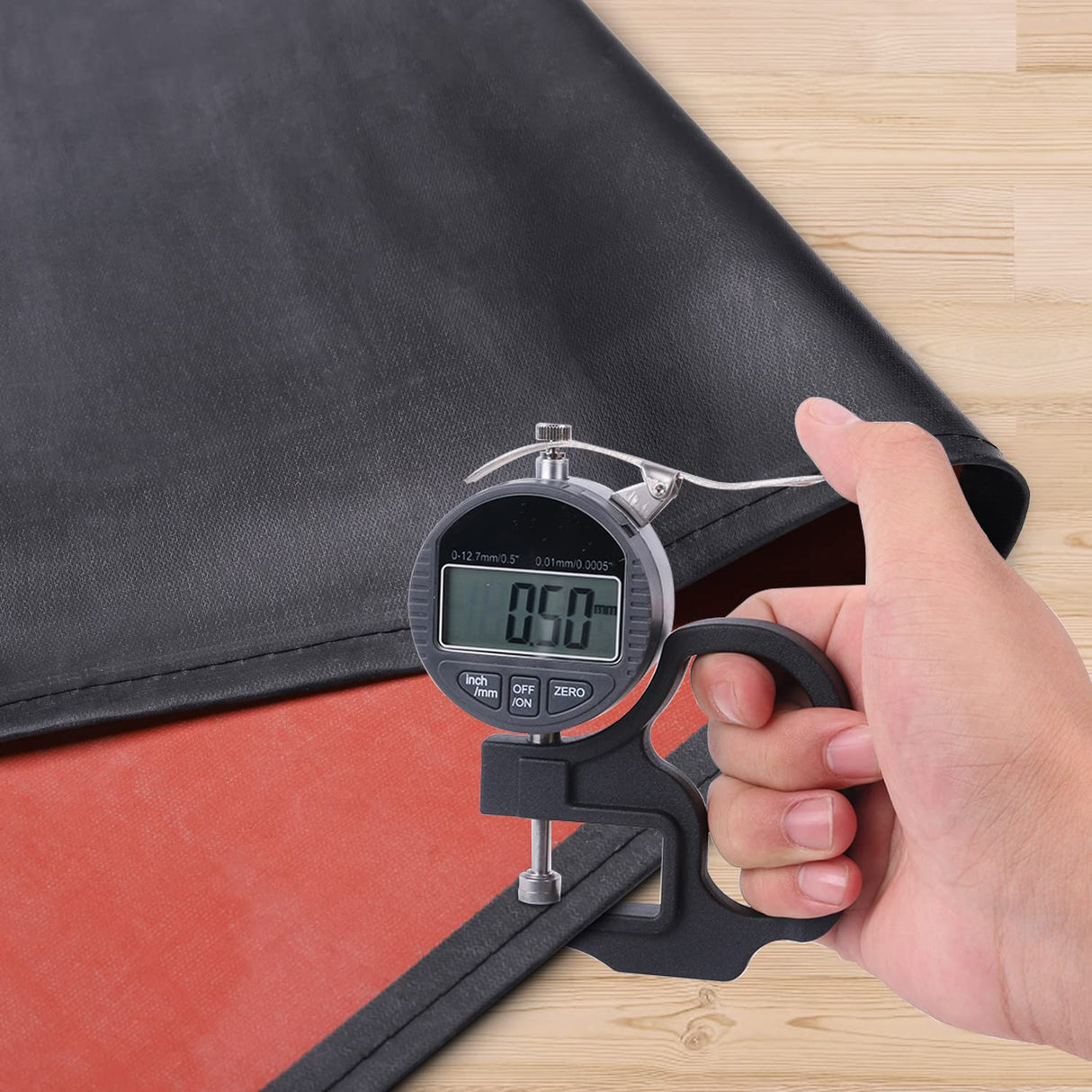 Thick Waterproof Rubber Black Vinyl Apron for Men 39" Heavy Duty Long Chemical Resistant Industrial Work Apron Adjustable Plastic Aprons for Homsolver